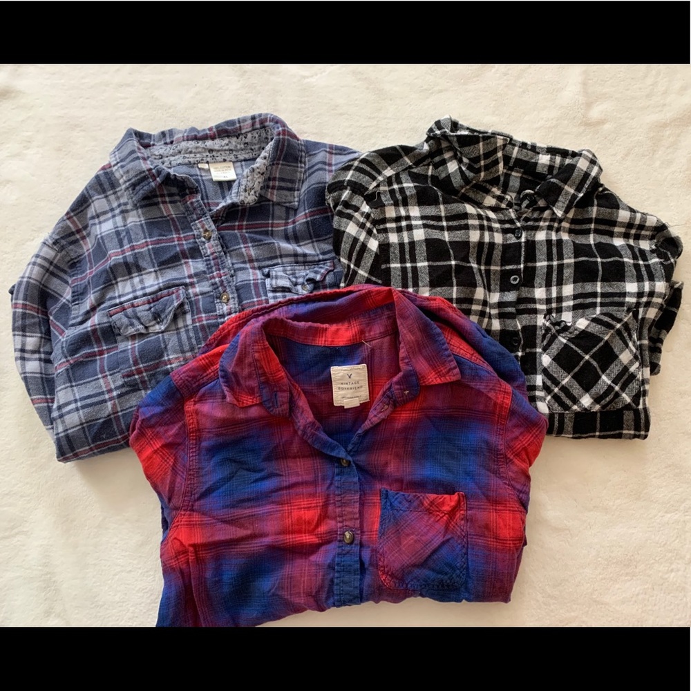 Flannel long sleeves